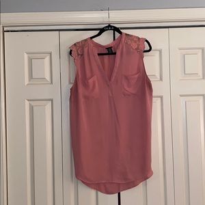 Pink Chiffon Blouse